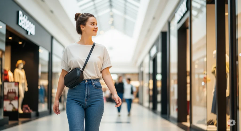 como evitar compras por impulso, mulher no shopping