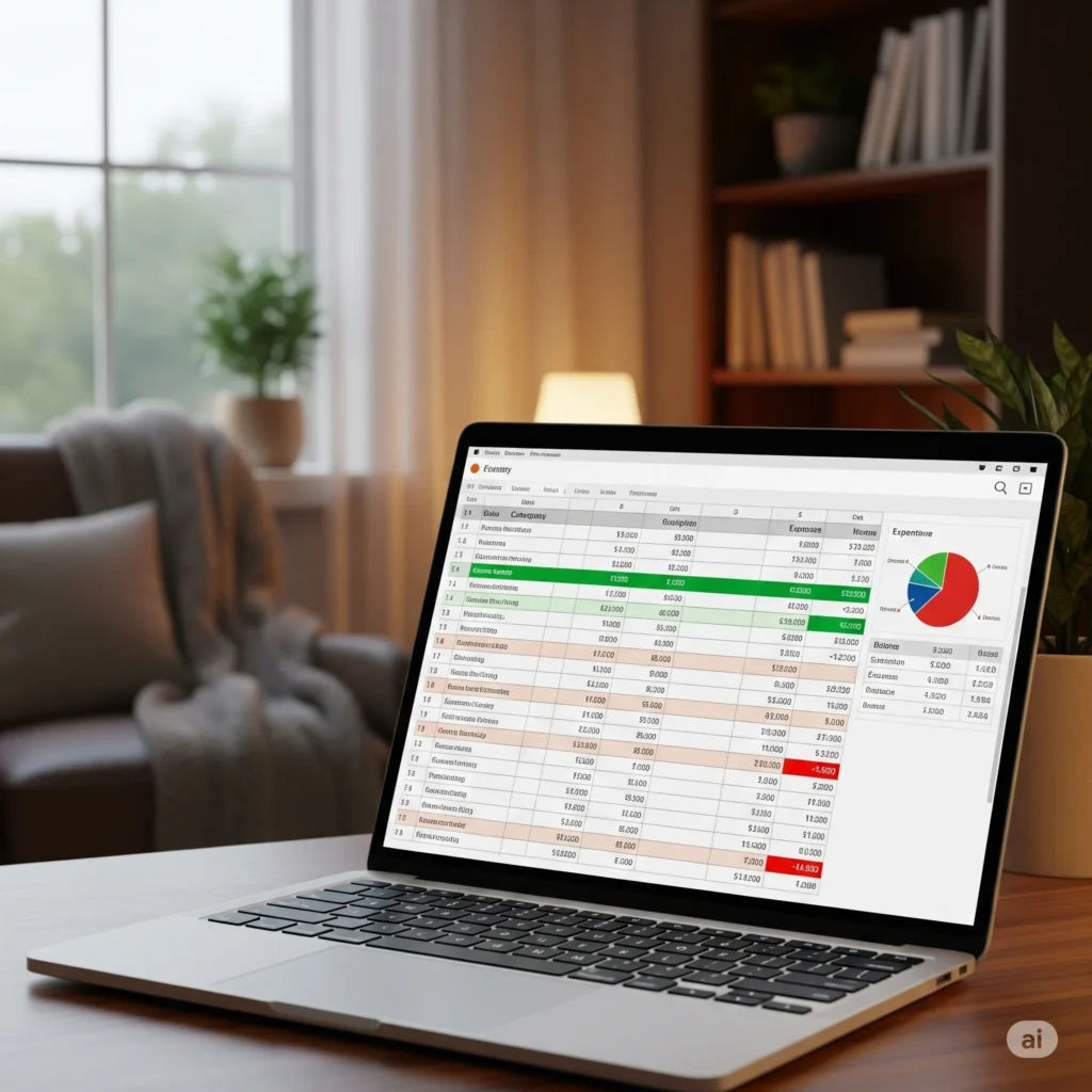 ferramentas gratuitas para organizar finanças pessoais - planilha em otbook