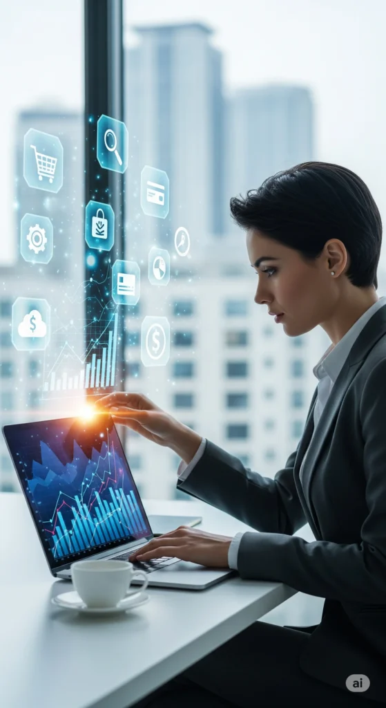 Gráfico ilustrando benefícios do kit digital para pequenas empresas