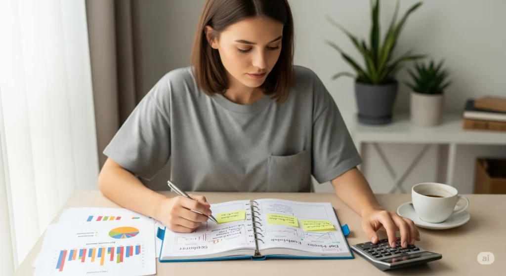 Planejamento Anual - mulher se planejamento financeira