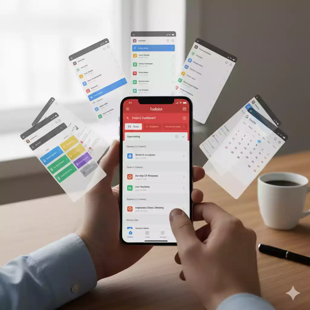 Apps de organização pessoal no smartphone para produtividade