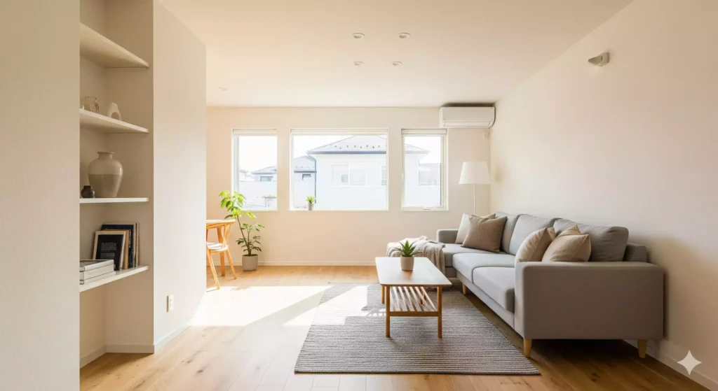 Resultado final de como organizar uma casa ambiente iluminado