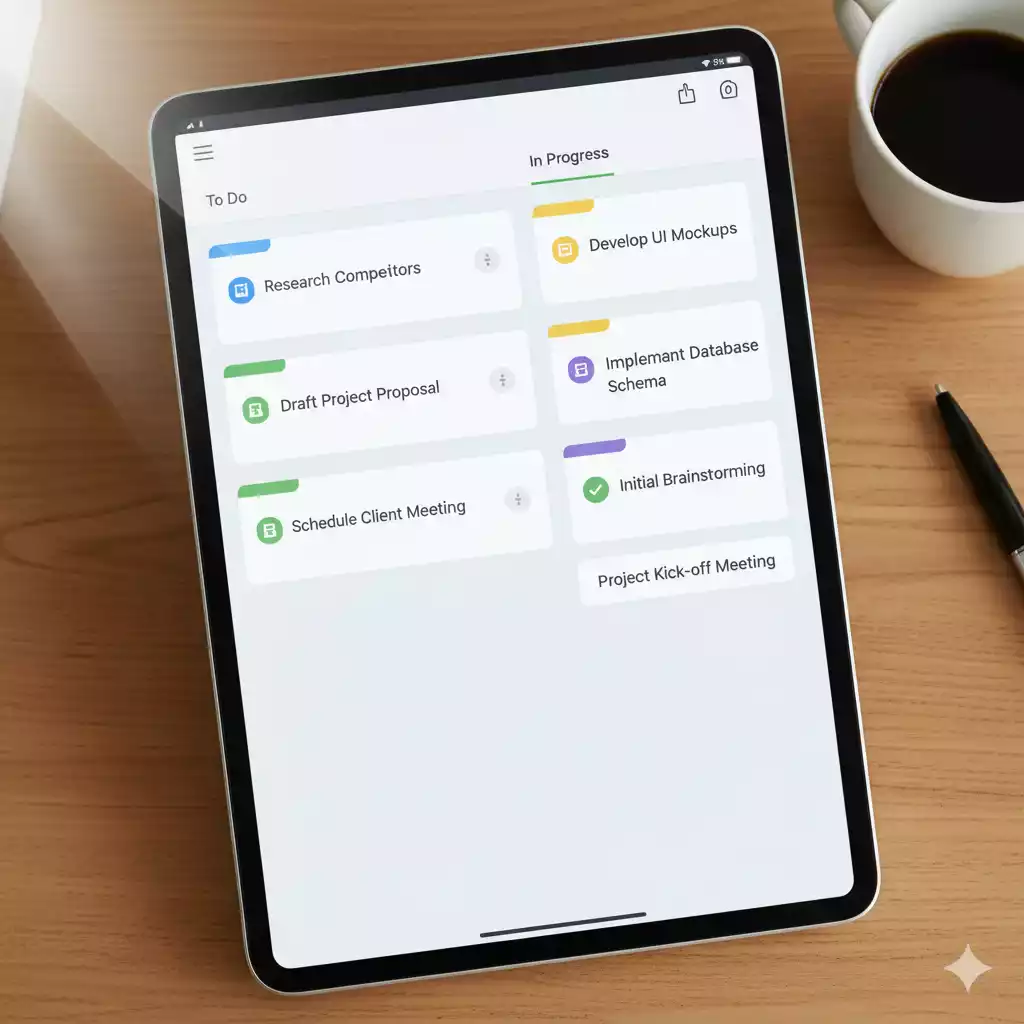 Organização de tarefas com apps de produtividade
