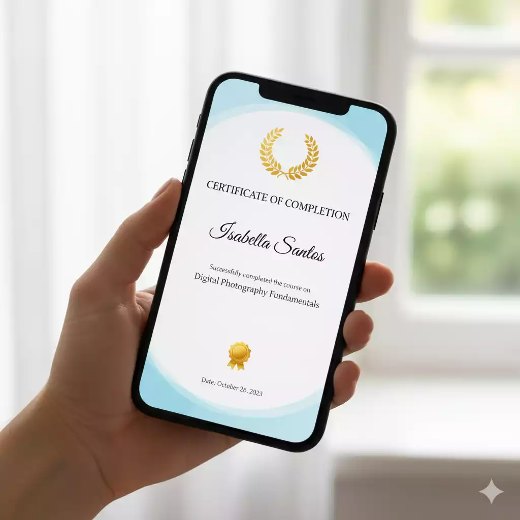 certificado digital de curso gratuito