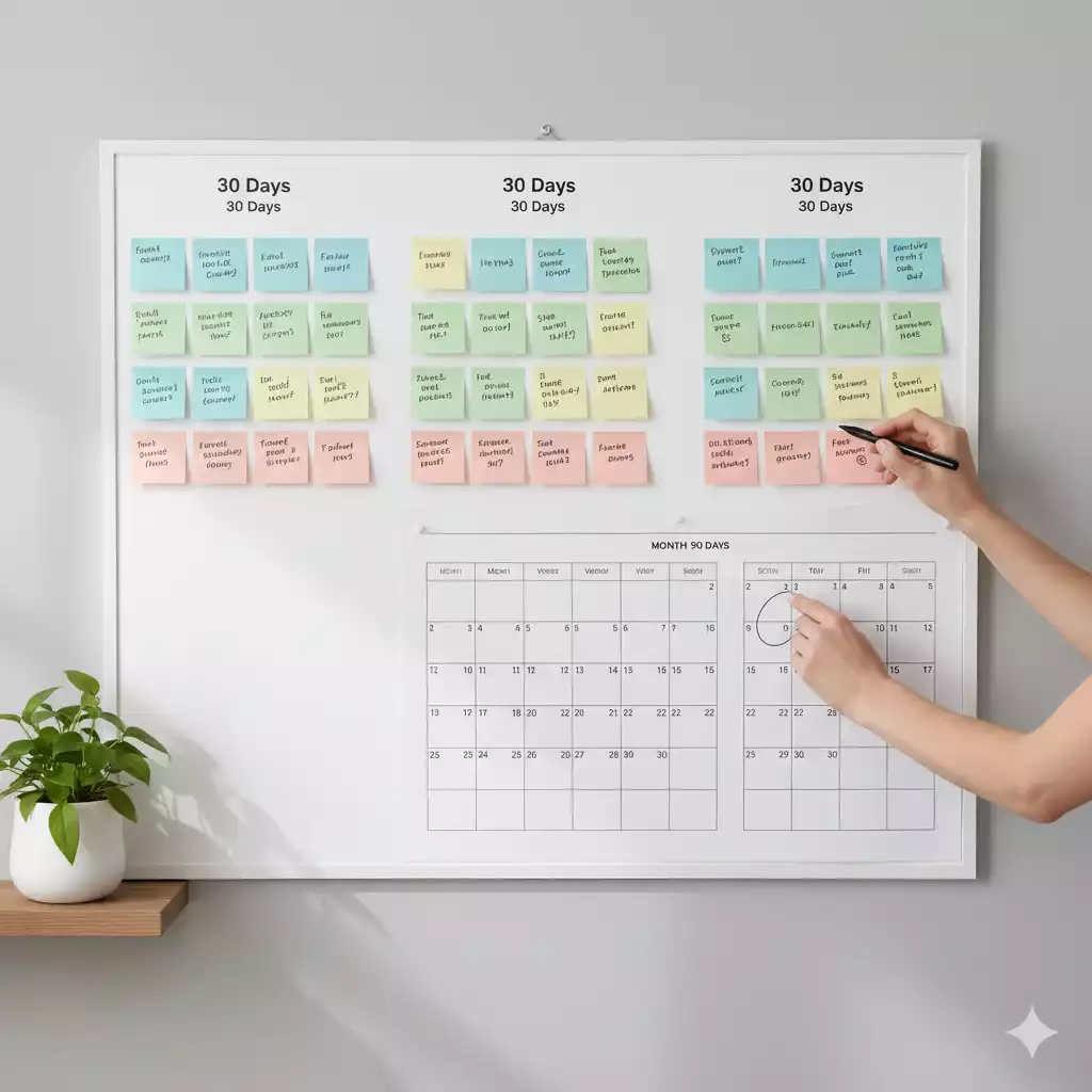 Planejamento do último trimestre com foco e objetivo