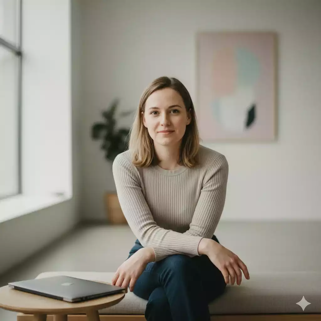 Mulher refletindo sobre o melhor curso para fazer em 2026