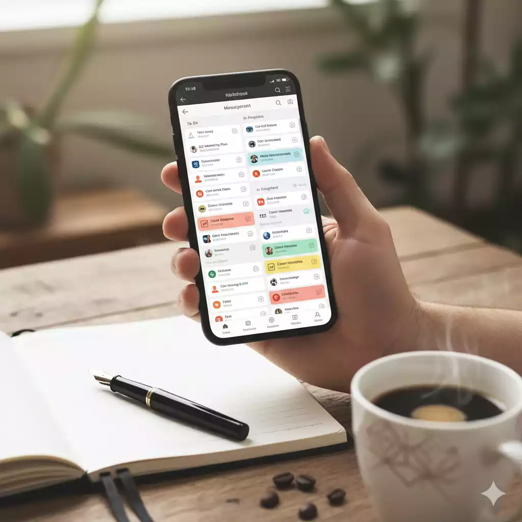 rotina de home office com planejamento diário