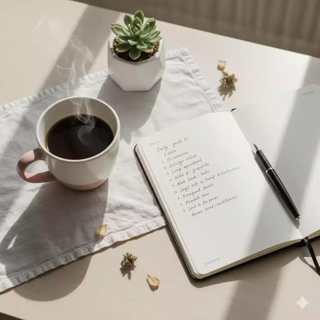 Planejamento de metas pessoais com base na missão e visão