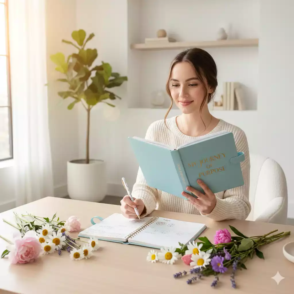 imagem clara sobre autoconhecimento e propósito para capa do artigo