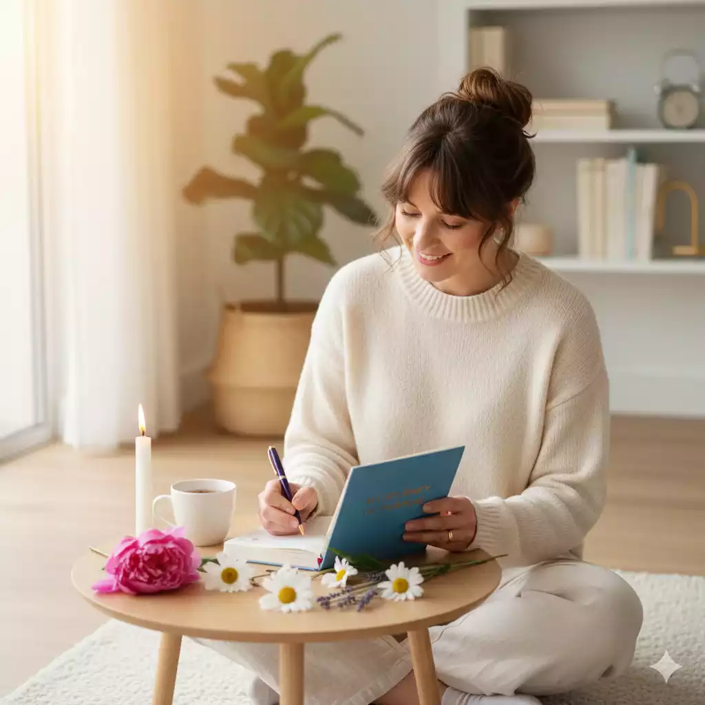 imagem vertical para ritual de alinhamento com autoconhecimento e propósito