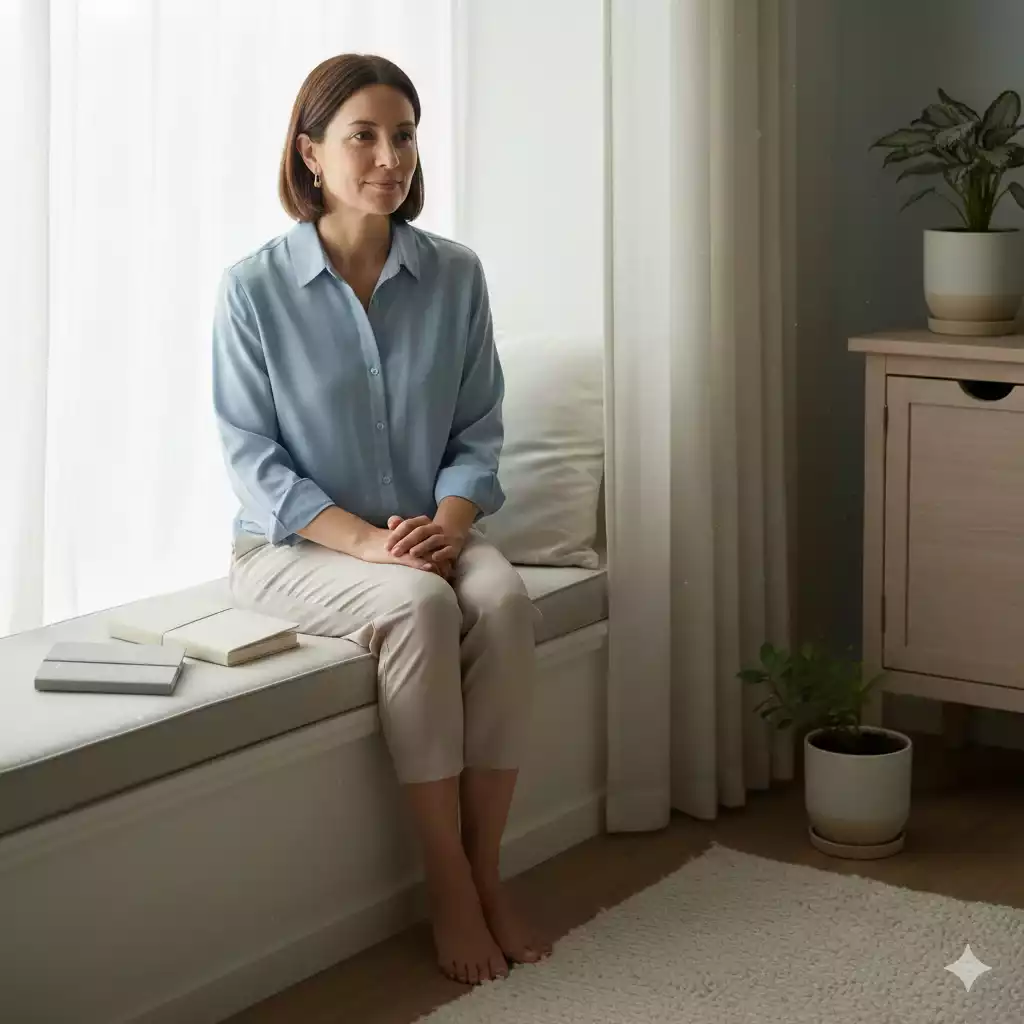 Ano novo começando com clareza mental antes do uso do planner