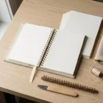 quanto custa planner personalizado, materiais sobre mesa